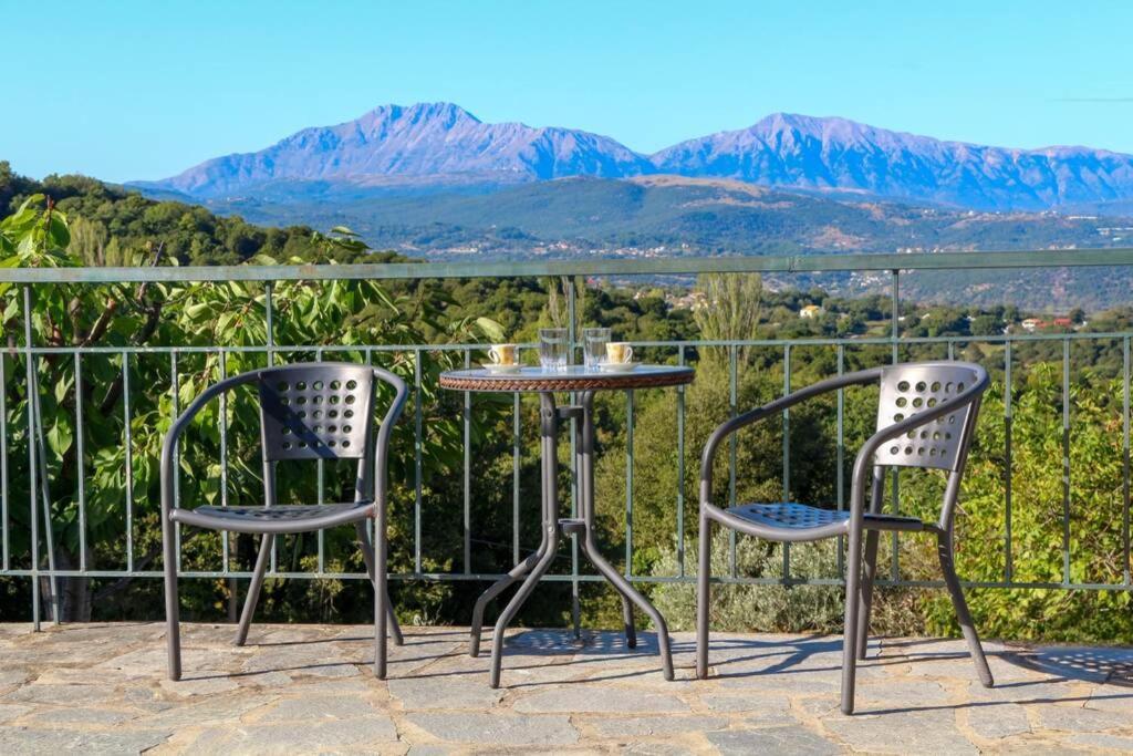 Breathtaking Lake View Cottage With A Fireplace Next To Ioannina City! Екстериор снимка